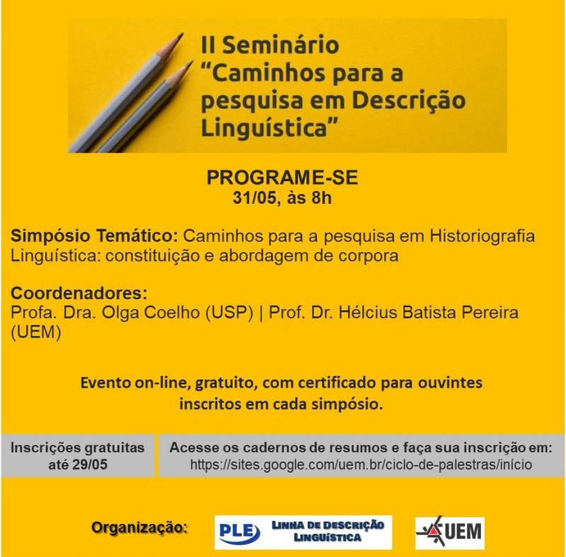 Resumos Aprovados e Programação de Seminários Temáticos